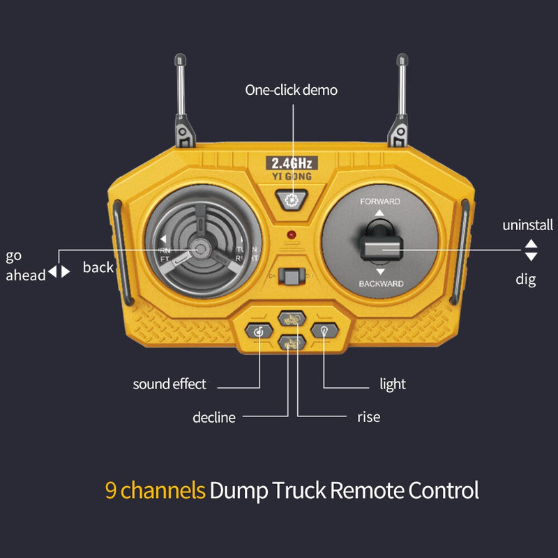 Trator de Esteira - Máquinas de Engenharia de Controle Remoto