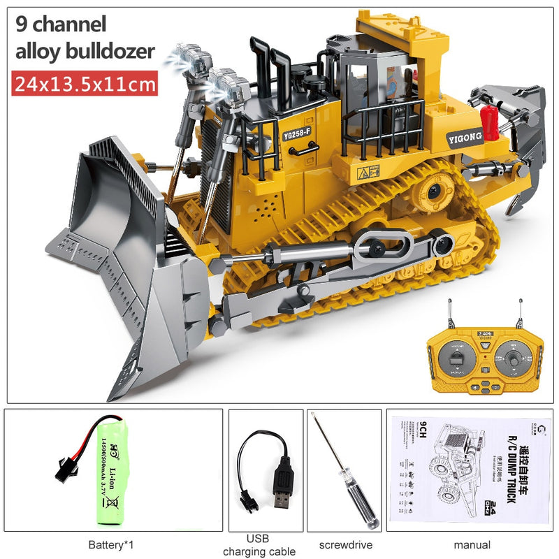 Trator de Esteira - Máquinas de Engenharia de Controle Remoto