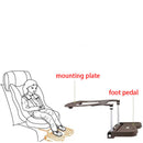 Apoio de Pés Ajustável para Cadeirinhas no Carro